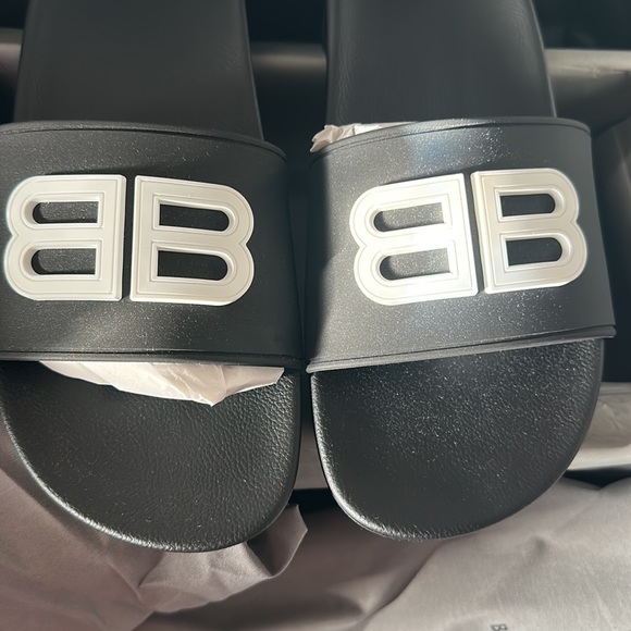 Balenciaga pool slides Sz39 NIB $445 - Picture 5 of 8